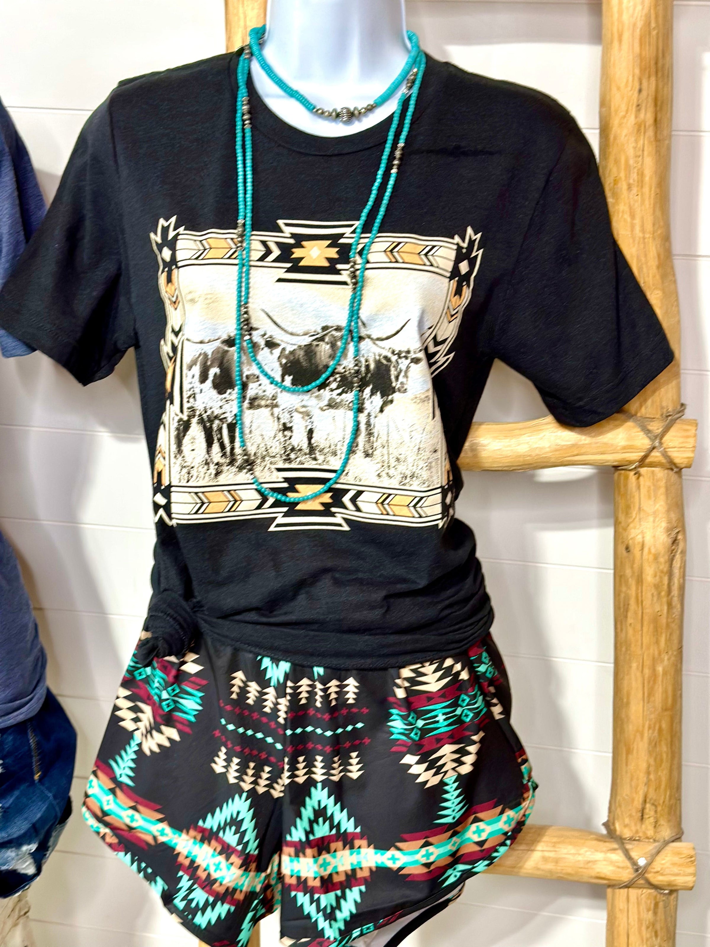 Shop Envi Me Bottoms The South of Tucson Aztec Short