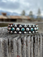 Shop Envi Me Bracelets Silver & Turquoise The Spearfish Sterling Silver & Real Turquoise Southwest Cuff Bracelet