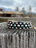 Shop Envi Me Bracelets Silver & Turquoise The Spearfish Sterling Silver & Real Turquoise Southwest Cuff Bracelet