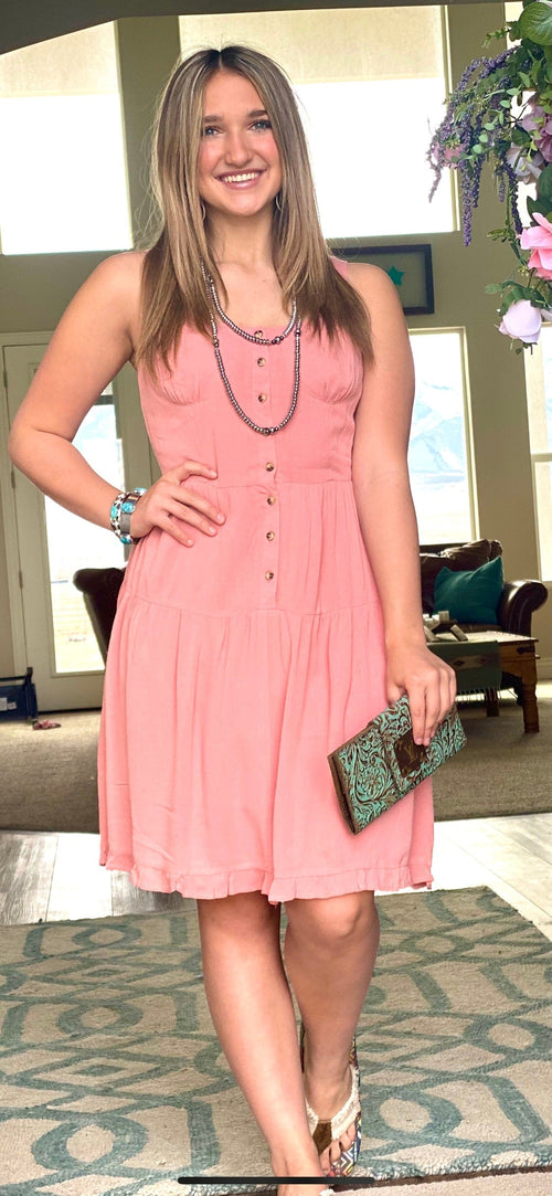 Shop Envi Me Tops and Tunics The Spring Pretty In Pink Dress