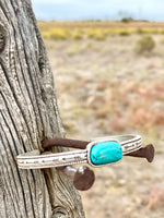 Shop Envi Me Bracelets The Stamped Arrow Turquoise Cuff Bracelet
