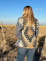 Shop Envi Me Tops and Tunics The Steel Blue Spanish Fork Jacket