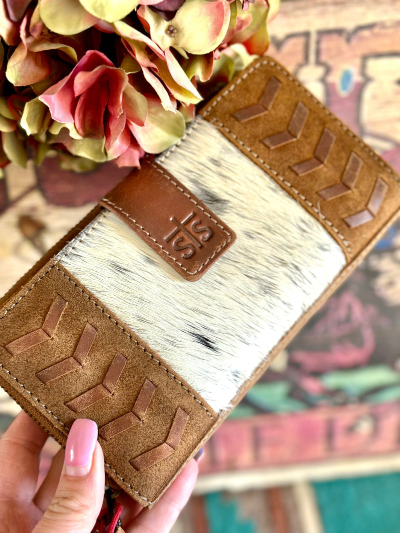 Shop Envi Me Accessories Brown The STS Cowhide & Leather Chelsea Organizer Wallet