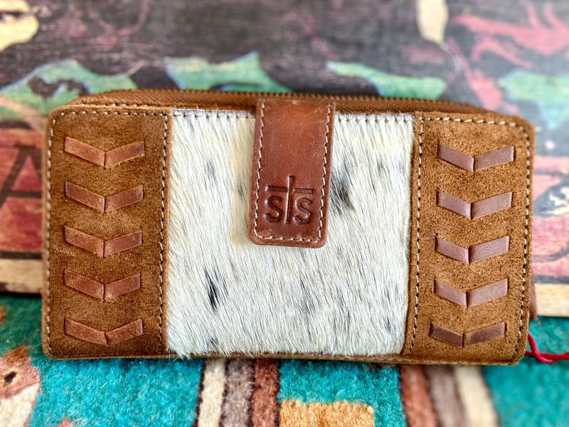Shop Envi Me Accessories Brown The STS Cowhide & Leather Chelsea Organizer Wallet