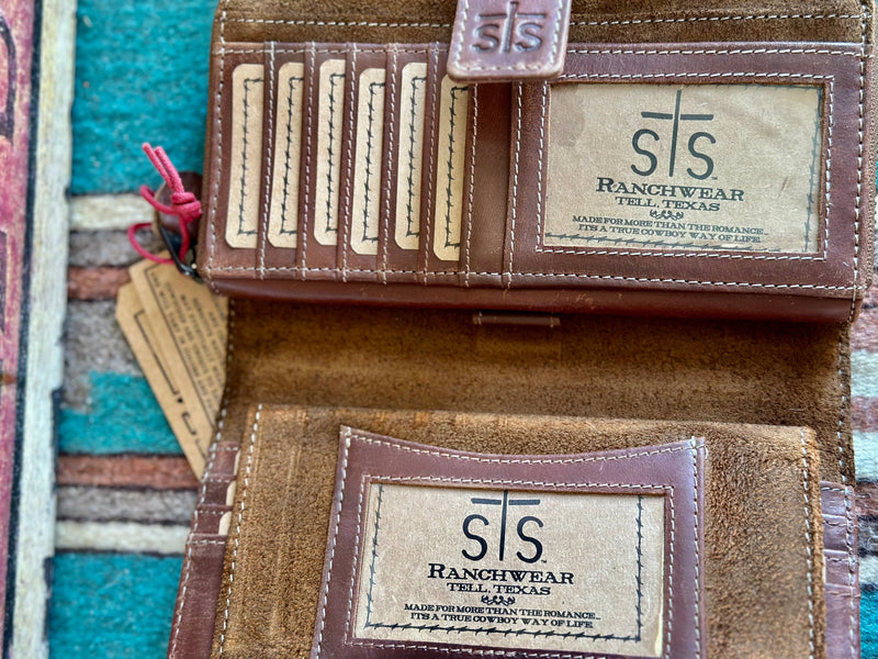 Shop Envi Me Accessories Brown The STS Cowhide & Leather Chelsea Organizer Wallet