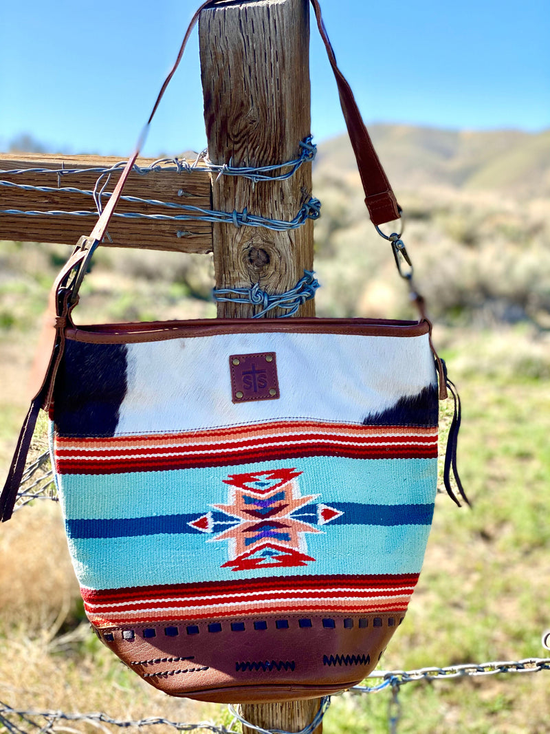 Shop Envi Me Arm Candy The STS Phoenix Tote Hair On Hide & Wool Bag
