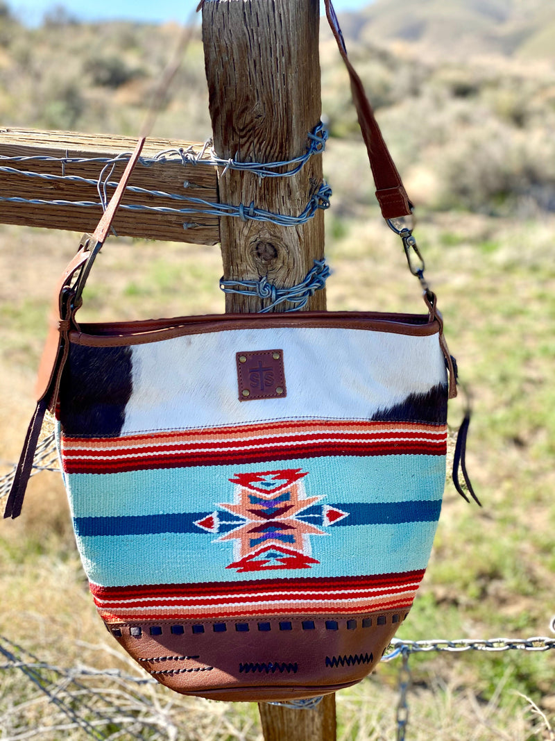 Shop Envi Me Arm Candy The STS Phoenix Tote Hair On Hide & Wool Bag