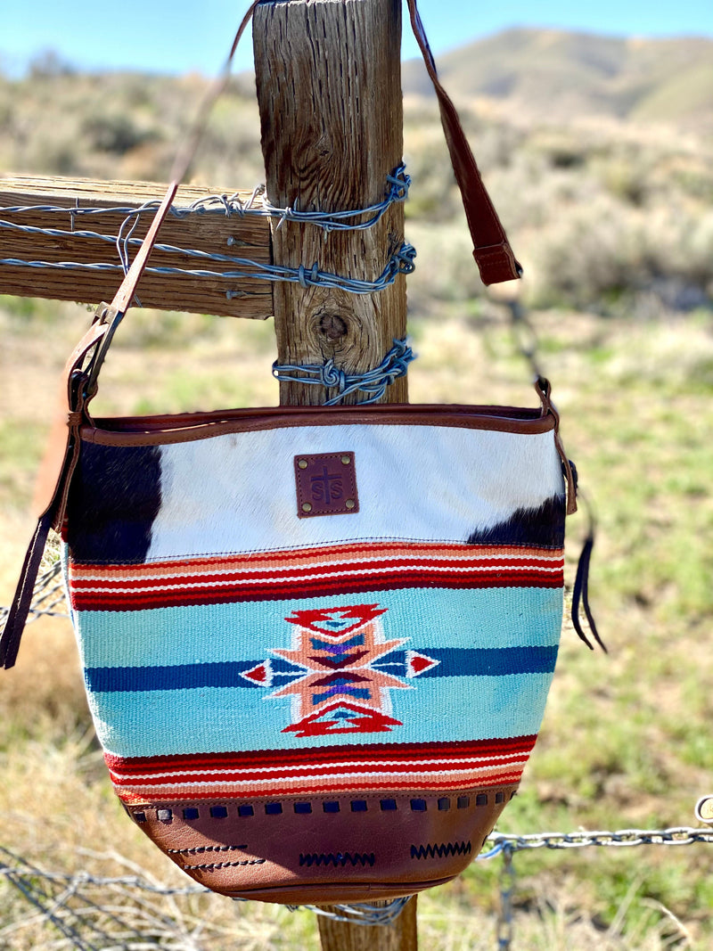 Shop Envi Me Arm Candy The STS Phoenix Tote Hair On Hide & Wool Bag