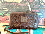 Shop Envi Me Accessories The STS Westward Tooled Leather Organizer Wallet