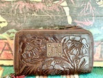 Shop Envi Me Accessories The STS Westward Tooled Leather Organizer Wallet