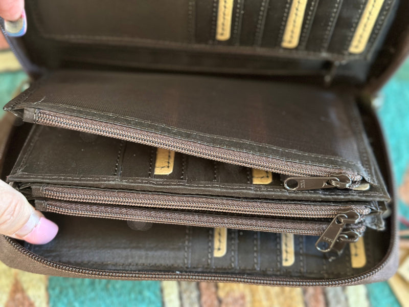Shop Envi Me Accessories The STS Westward Tooled Leather Organizer Wallet