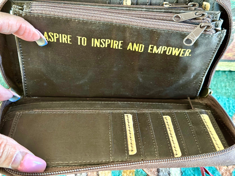 Shop Envi Me Accessories The STS Westward Tooled Leather Organizer Wallet