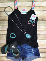 Shop Envi Me Tanks The Summer BlackJack Knot Tank