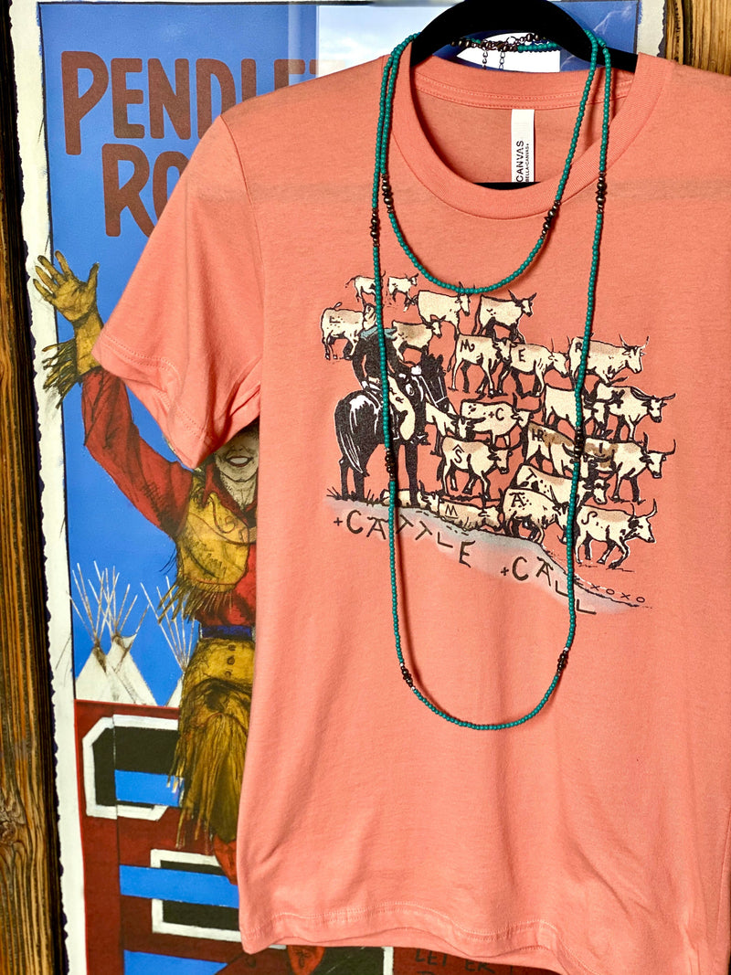 Shop Envi Me Tops and Tunics The Sunset Cattle Call Tee