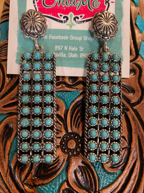 Shop Envi Me Earrings The Table Rock Turquoise Earrings