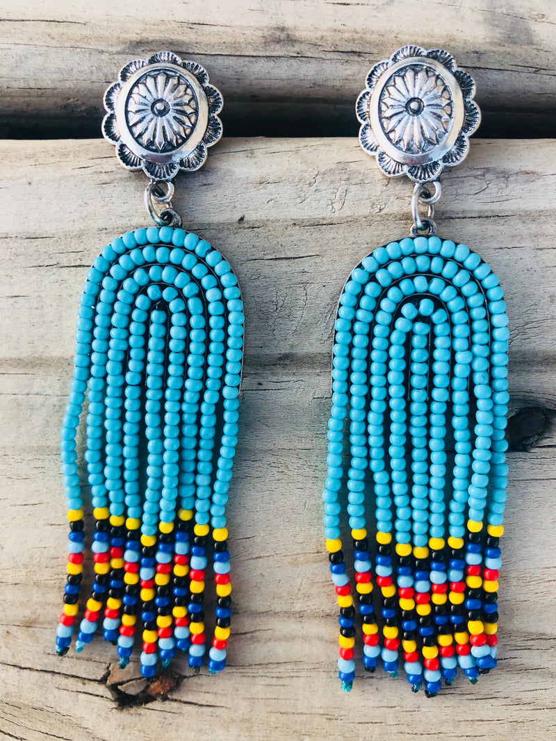 Shop Envi Me Earrings The Taos Beaded Earrings