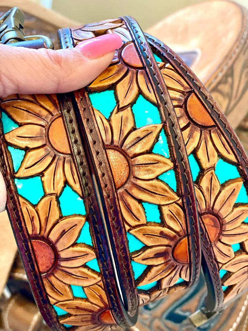 Shop Envi Me The Tooled & Painted Leather Purse Straps