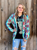 Shop Envi Me Cardigans and Kimonos The Toscana Tribal Zip Up Hoodie