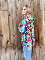 Shop Envi Me Cardigans and Kimonos The Toscana Tribal Zip Up Hoodie