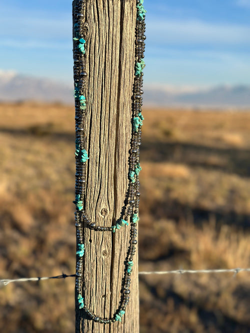 Shop Envi Me Jewelry The Tucson City Turquoise & Navajo Pearl Beads