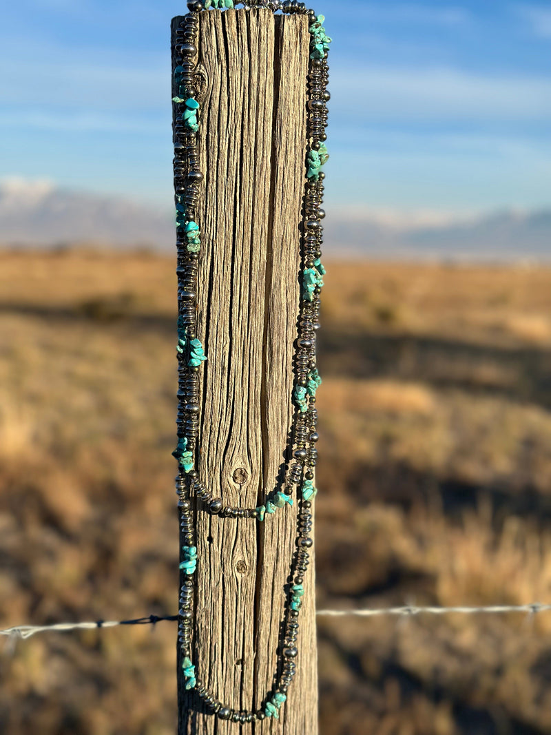 Shop Envi Me Jewelry The Tucson City Turquoise & Navajo Pearl Beads