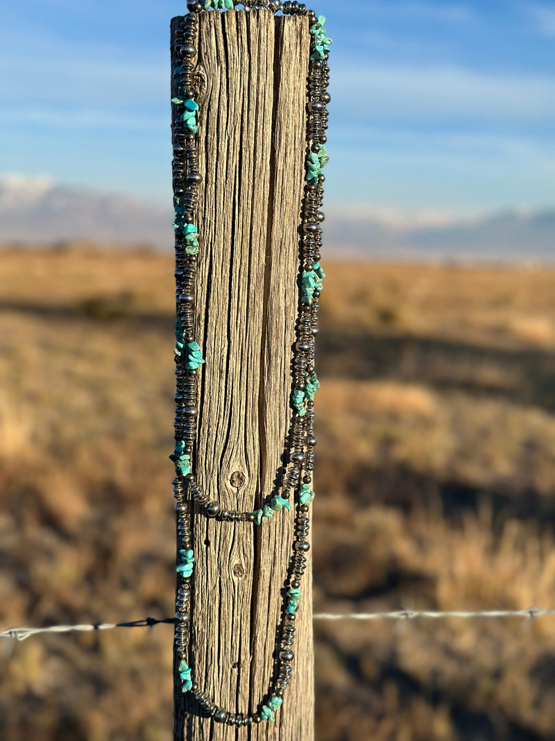 Shop Envi Me Jewelry The Tucson City Turquoise & Navajo Pearl Beads