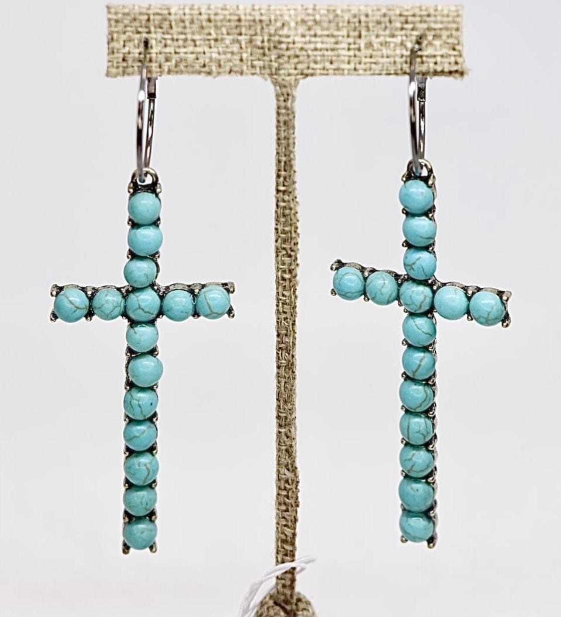 Shop Envi Me Earring Turquoise The Turquoise Calistoga Cross Earrings