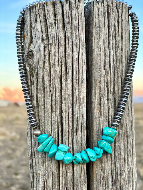 Shop Envi Me Necklaces The Turquoise Chunk Necklace