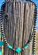 Shop Envi Me Necklaces The Turquoise Diamond Necklace