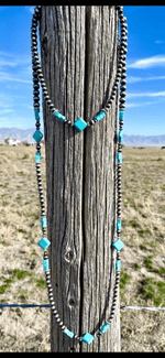 Shop Envi Me Necklaces The Turquoise Diamond Necklace