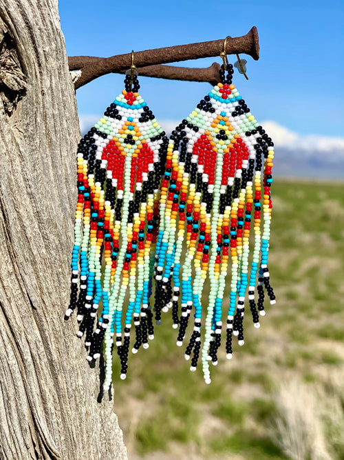 Shop Envi Me Earrings Multi The Turquoise Dumas Beaded Earrings