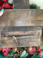 Shop Envi Me Accessories The Turquoise Leather Patch Clutch Gypsy Wallet
