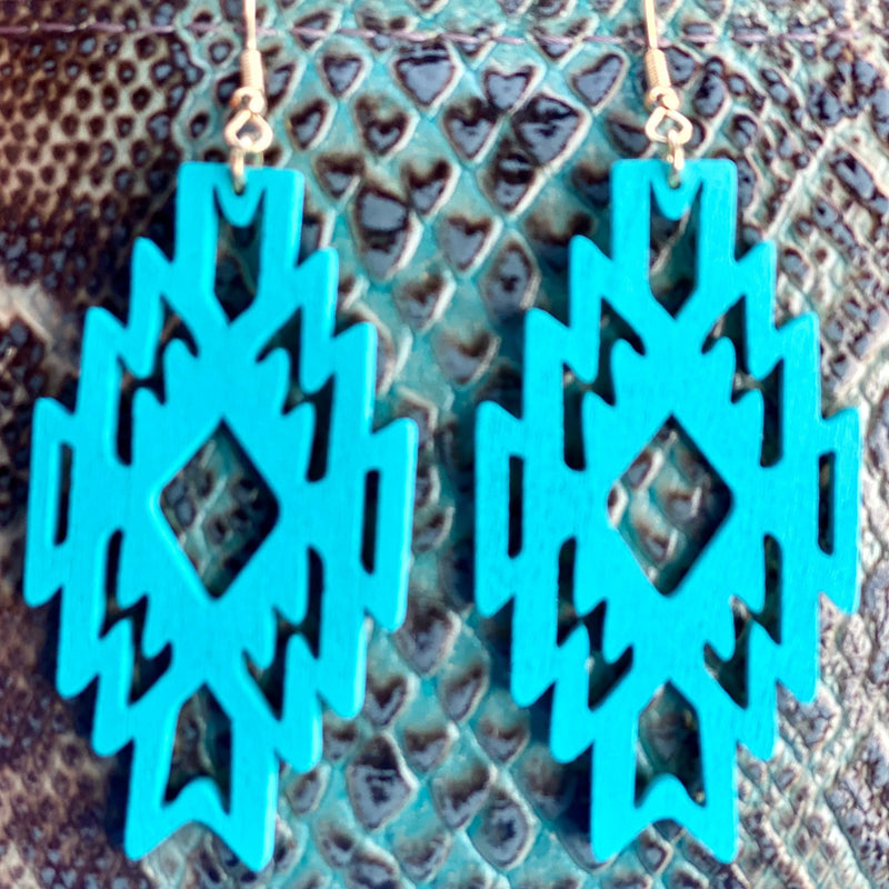 Shop Envi Me Earrings The Turquoise Southwest Wood Arrow Earrings