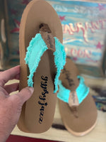 Yellow Box Footwear The Turquoise Summer Days Flip Flop Sandal