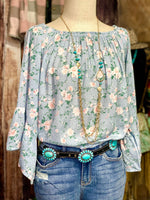 Shop Envi Me Tops and Tunics The Valencia Spring Floral  Top