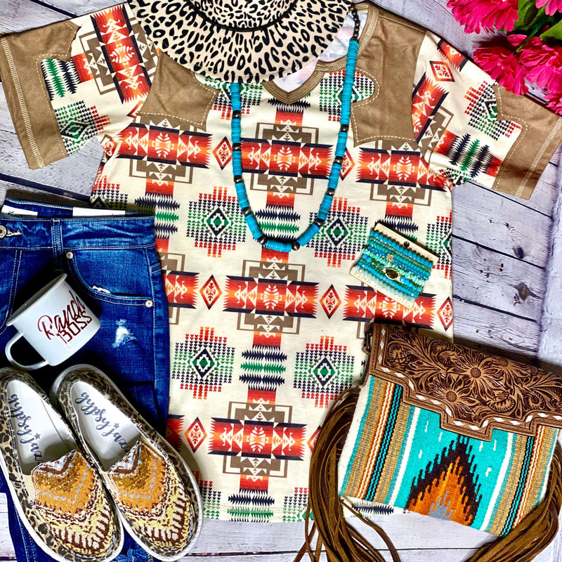 Shop Envi Me Tops and Tunics The West of Pendelton Tribal Top