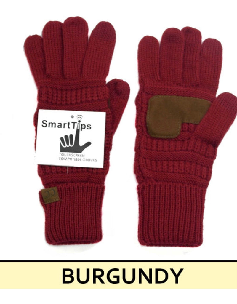 Shop Envi Me Accessories Burgand Warm CC Gloves!