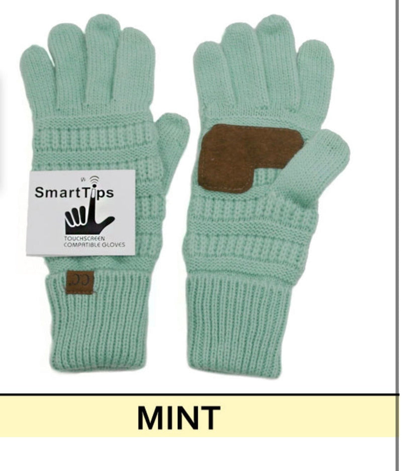 Shop Envi Me Accessories Mint Warm CC Gloves!
