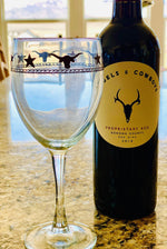 Shop Envi Me Accessories Western Longhorn & Stars Goblet Glasses